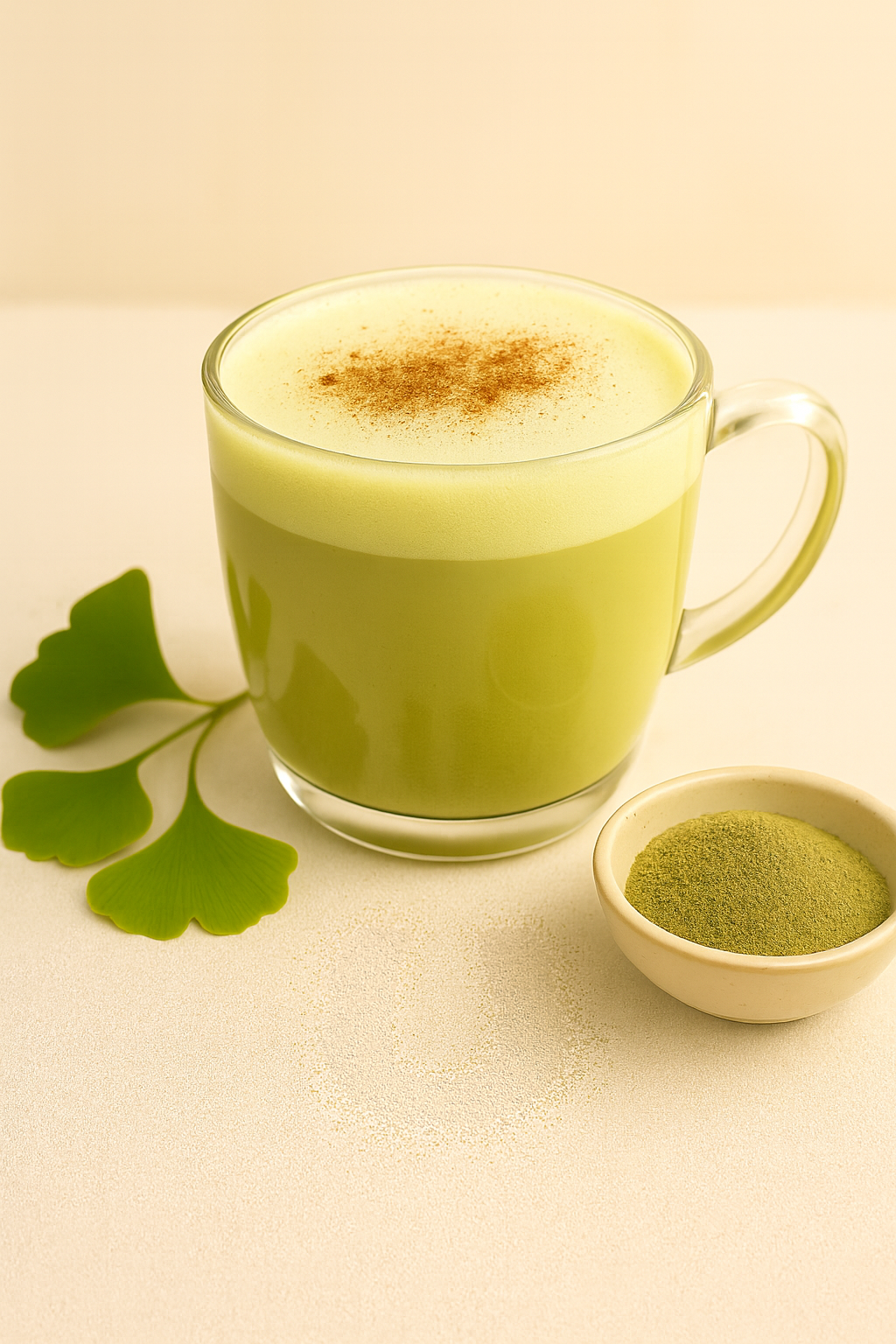 Refreshing Ginkgo Latte
