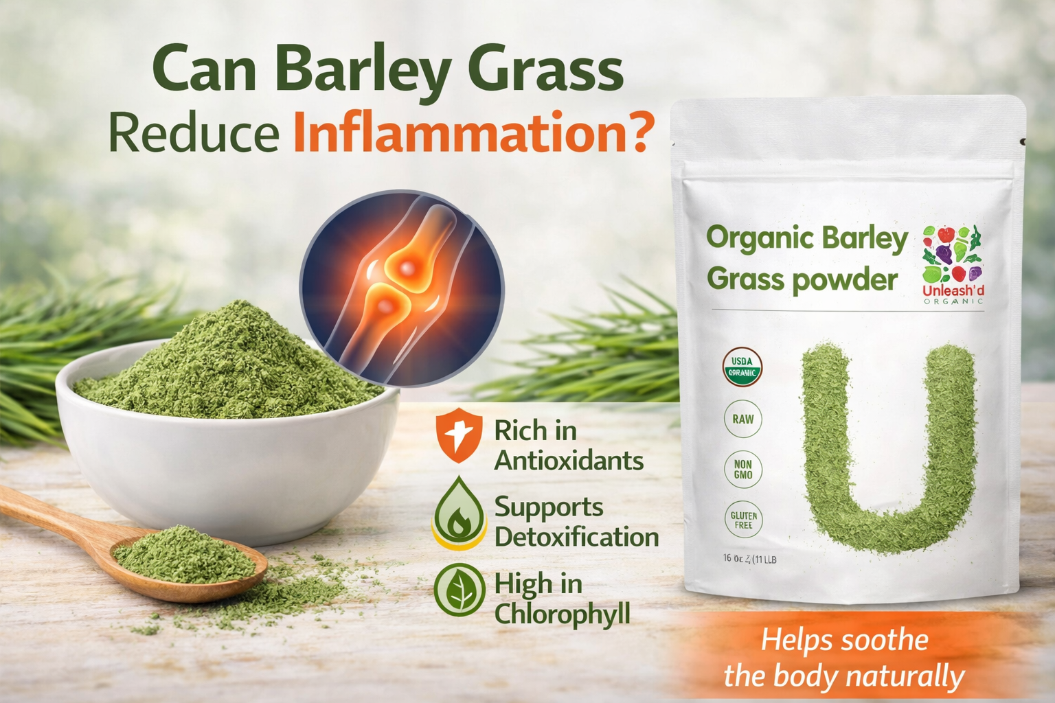 Can Barley Grass Reduce Inflammation?
