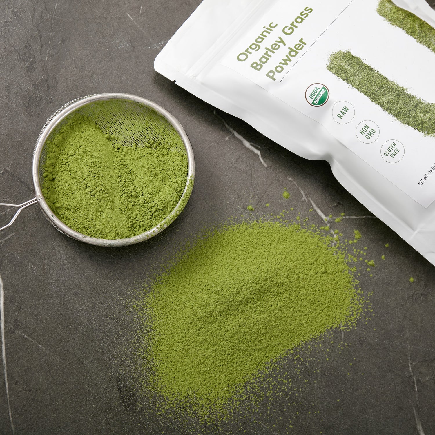 Green Barley Grass Smoothie