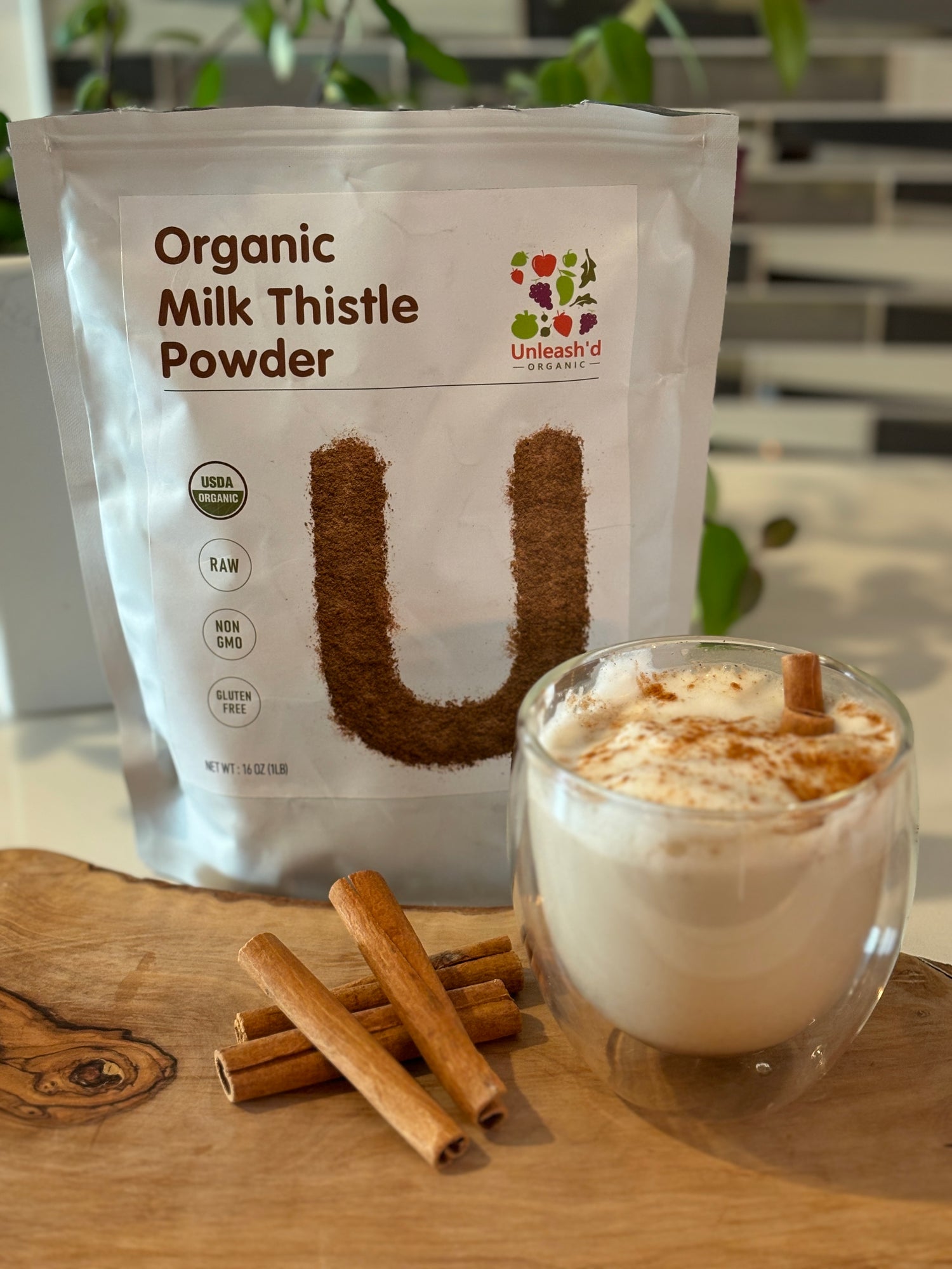 Milk Thistle Pumpkin Spice Latte
