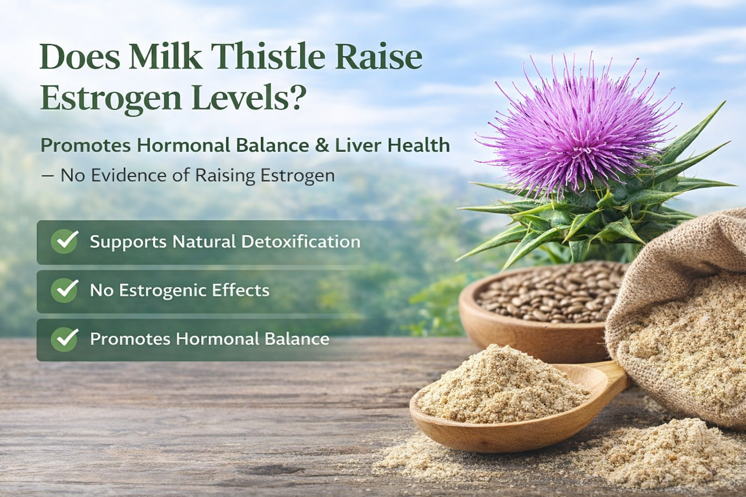 A Simple Milk Thistle Drink for Daily Wellness