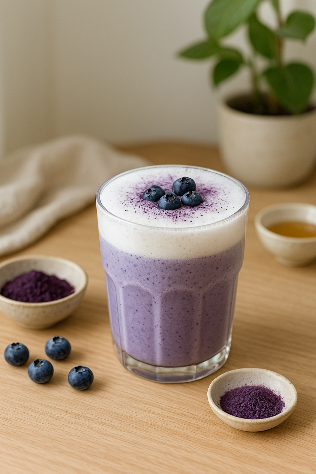💙 Dreamy Blueberry Milkshake with Organic Blueberry Juice Powder | Unleash’d Organic Recipe 💙