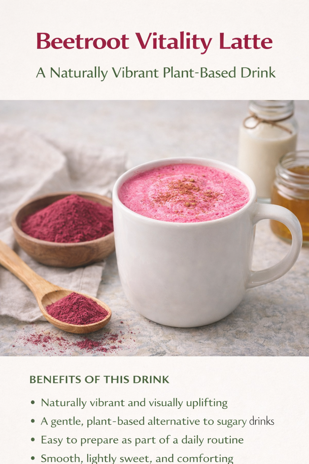 Beetroot Vitality Latte