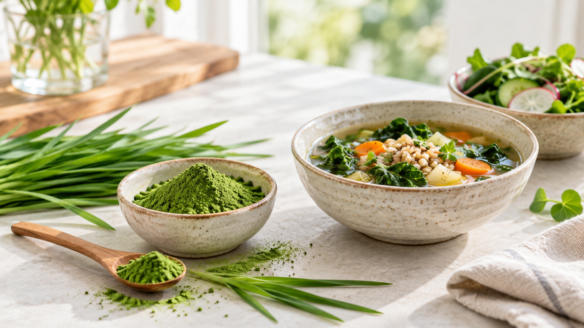 On GLP-1 and Eating Fewer Greens? Where Barley Grass Powder Fits In
