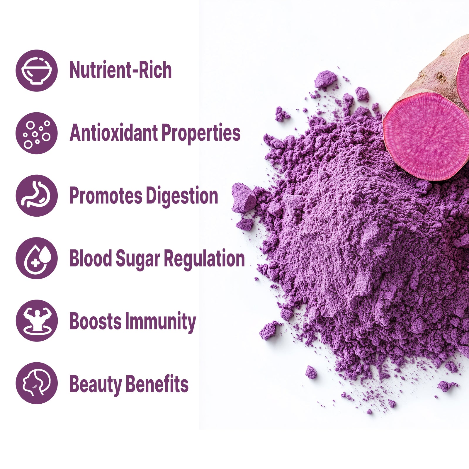 Organic Purple Sweet Potato Powder 16 oz