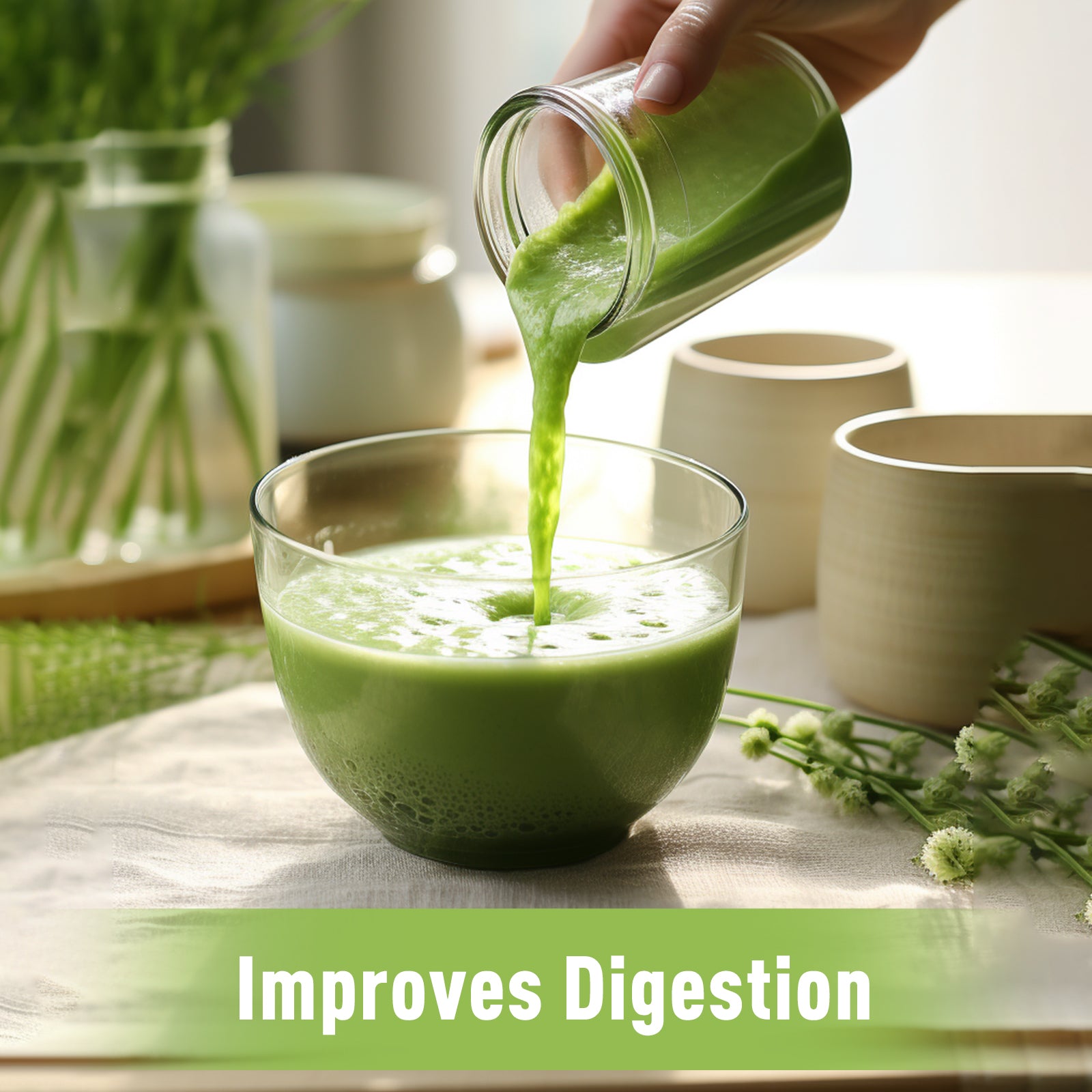 Organic Wheat Grass Juice Powder 16 oz