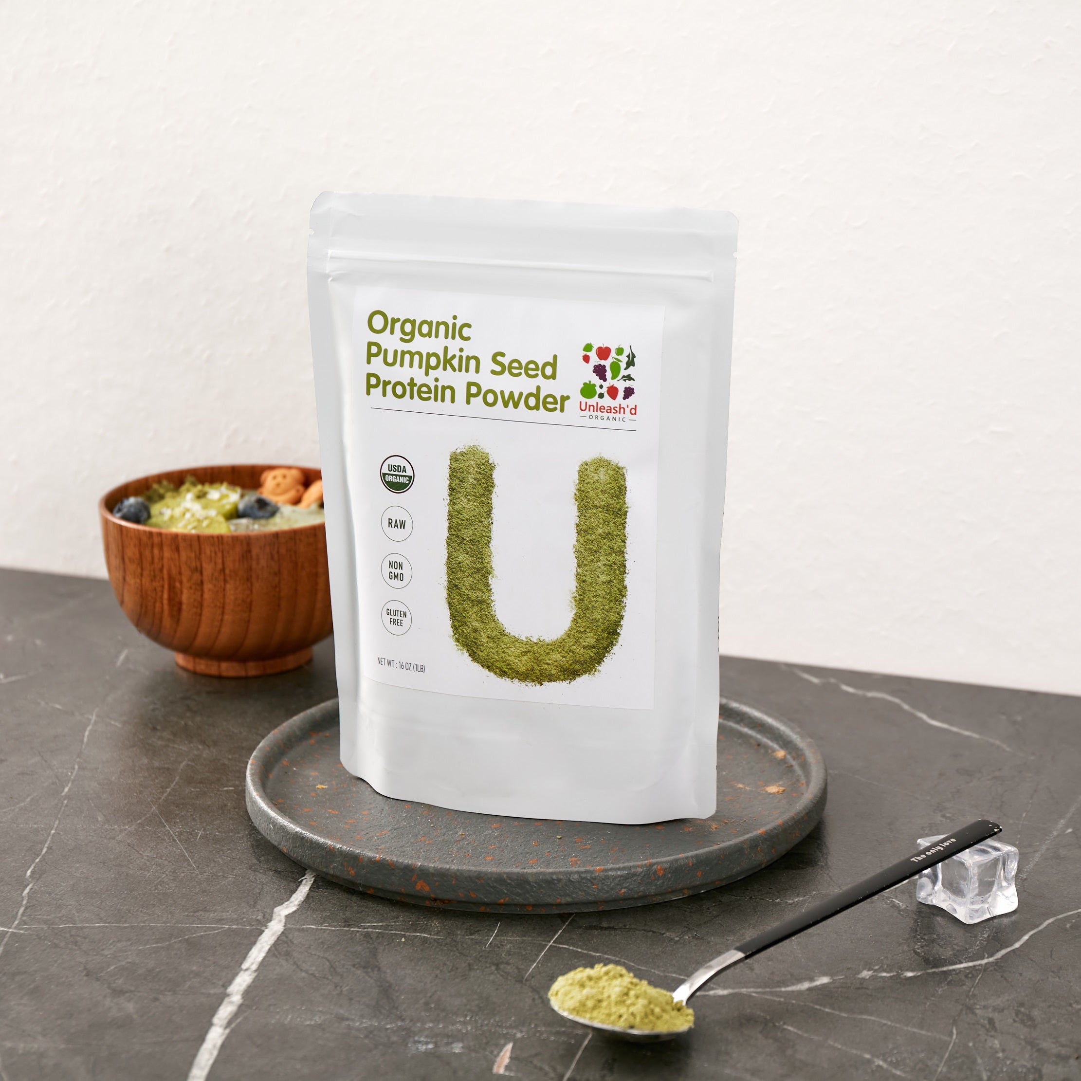 Organic Pumpkin Seed Protein Powder 16 Ounce