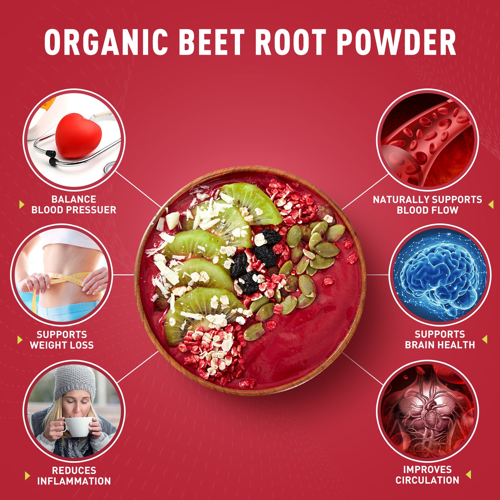 Organic 2-Pack Beet Root Powder(16oz)