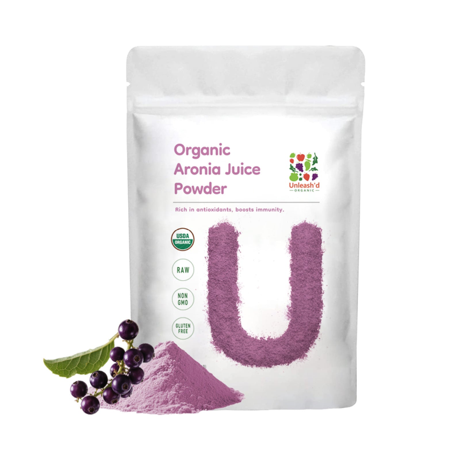 Organic Aronia Juice Powder 16oz