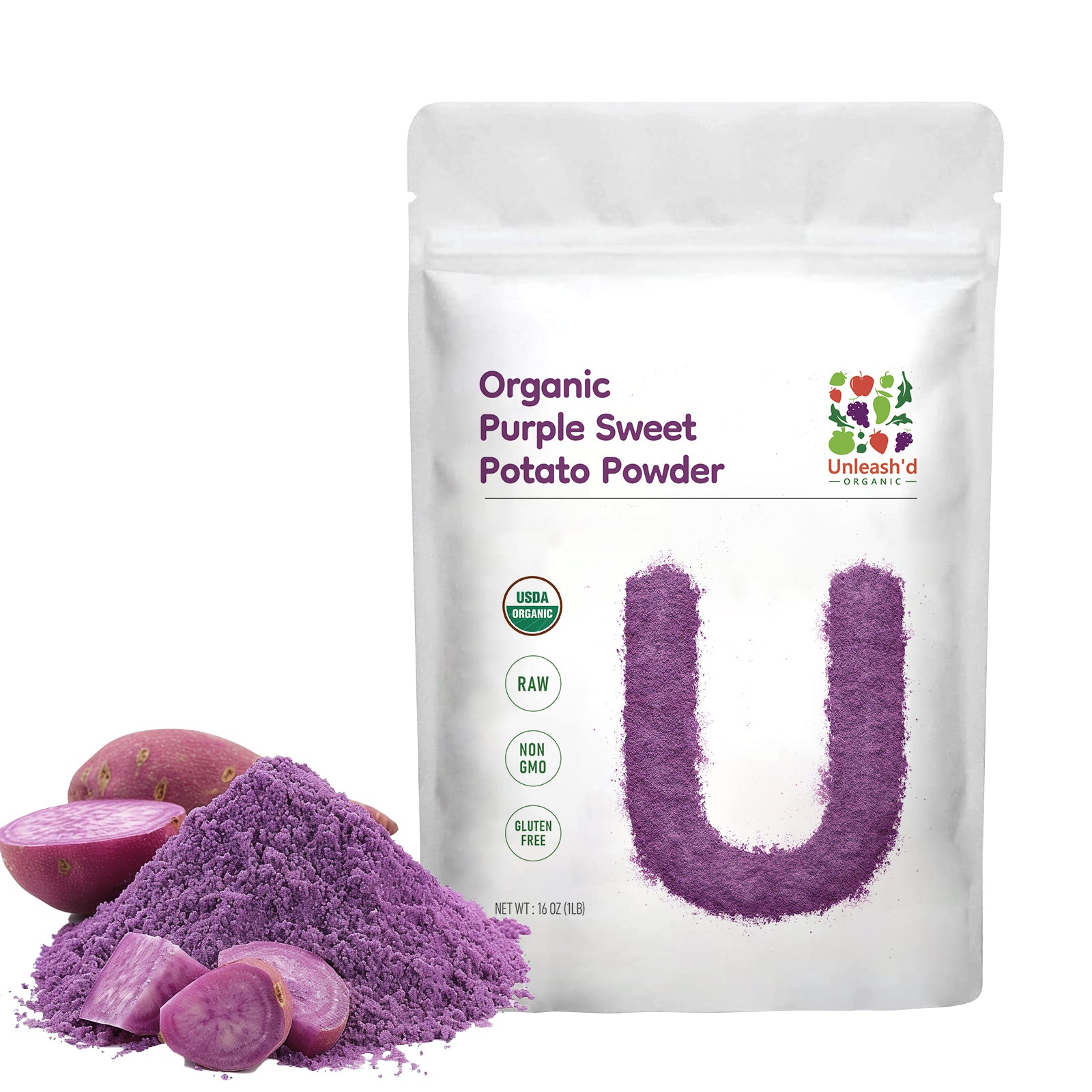 Organic Purple Potato Powder 16 oz