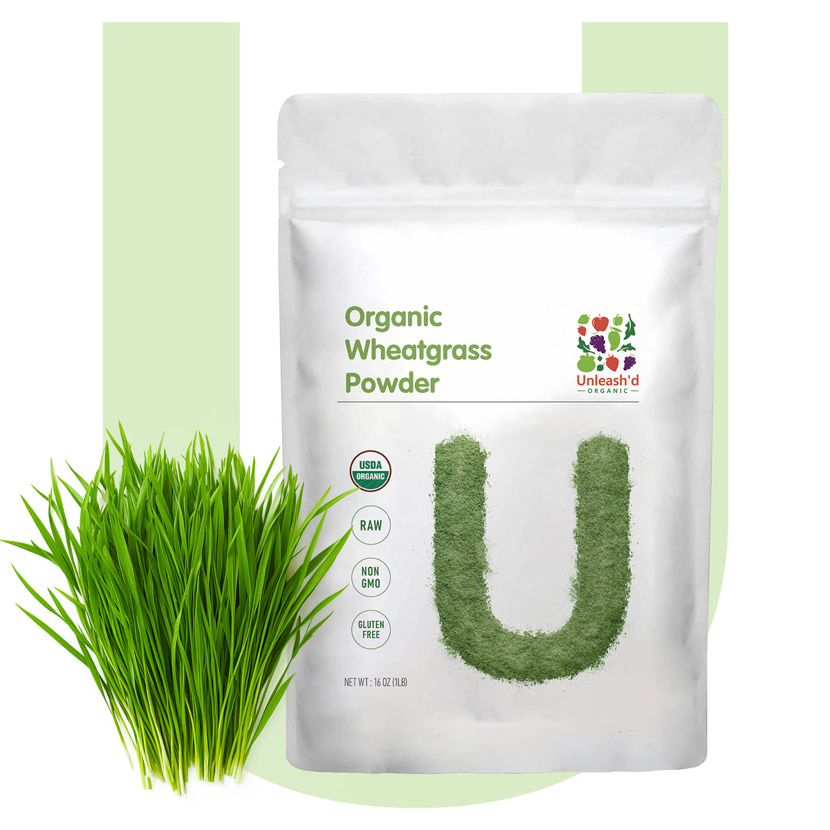 Organic Wheatgrass Powder 16 oz