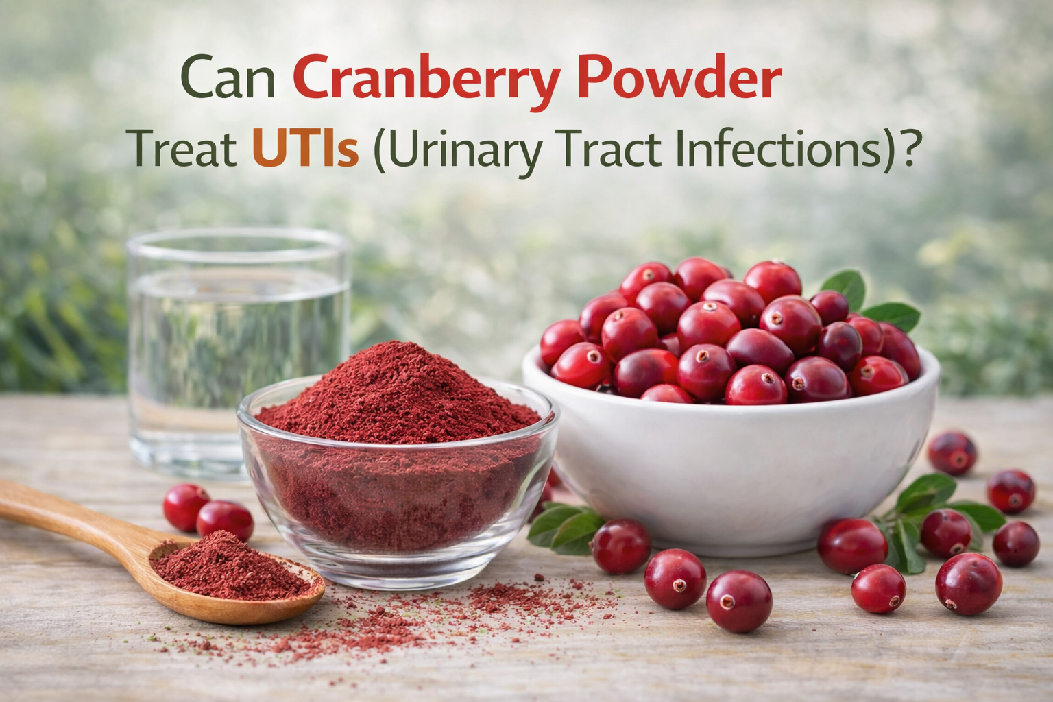 Can Cranberry Powder Treat UTIs (Urinary Tract Infections)?