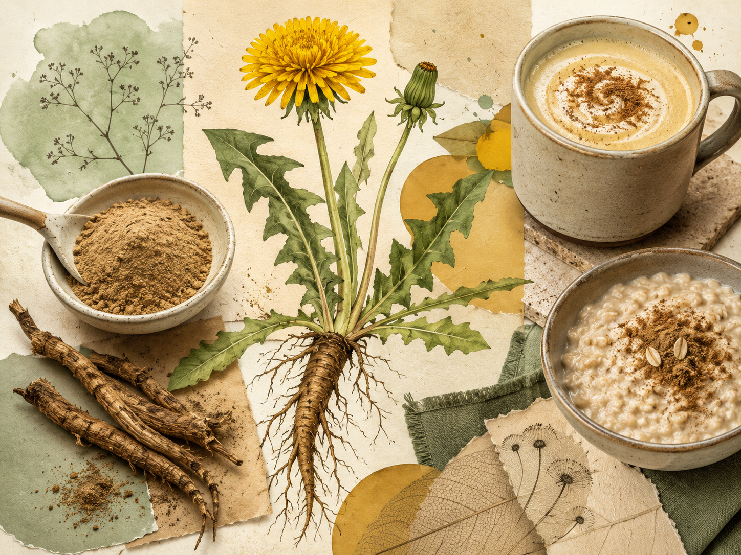 Dandelion Root Powder: Naturally Occurring Inulin, Plant Compounds & Everyday Uses