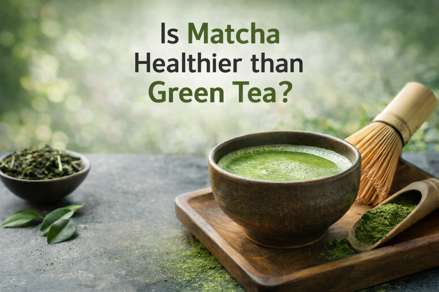 Is Matcha Healthier than Green Tea?