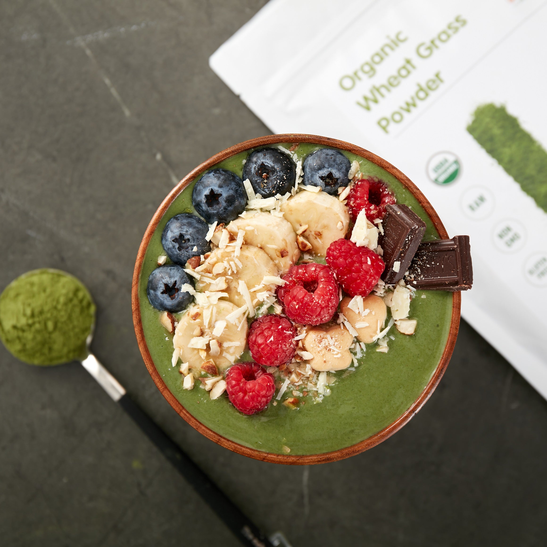 Wheatgrass Smoothie Bowl