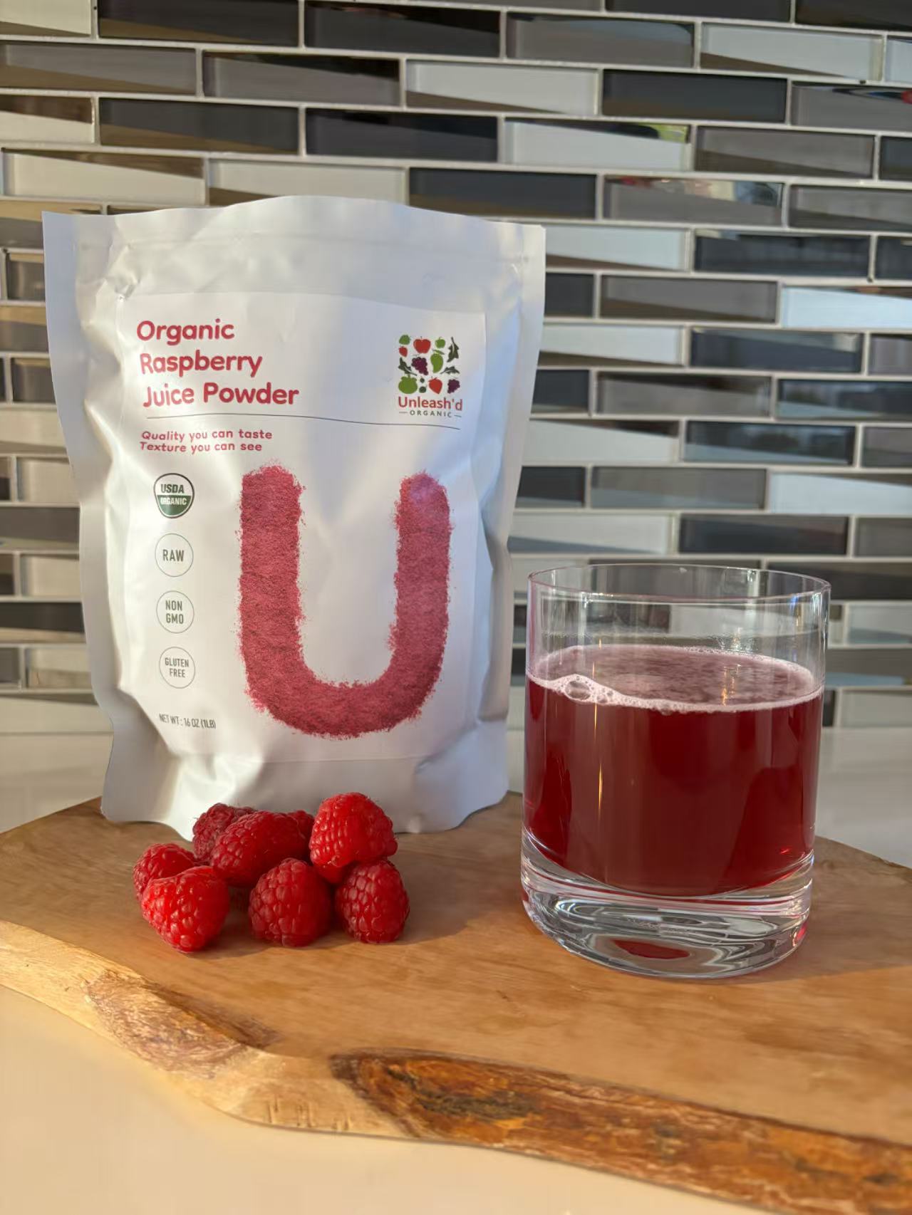 Chilled Raspberry Beverage