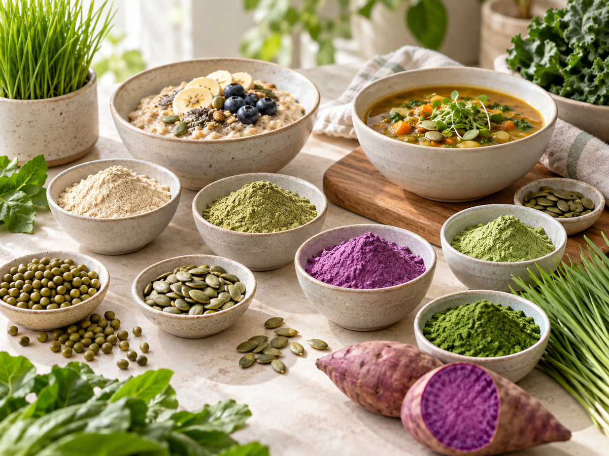 What to Eat on GLP-1: 5 Plant Powders for Protein, Plant Variety & Everyday Nutrition