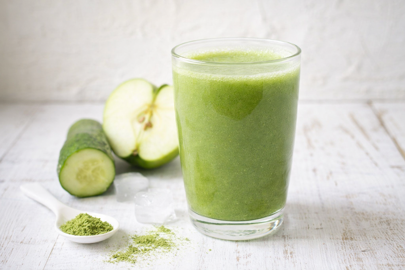 🍃 Daily Green Reset: Wheatgrass Apple Refresher