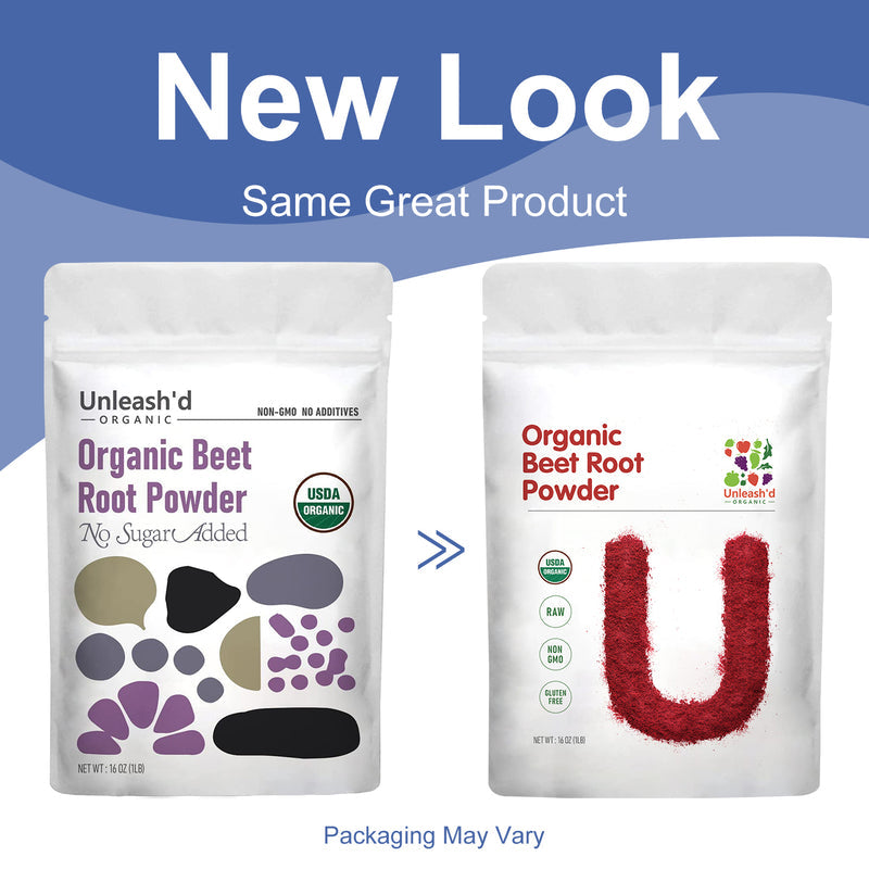 Organic Beet Root Powder 16oz & Organic Oyster Mushroom Powder 16oz