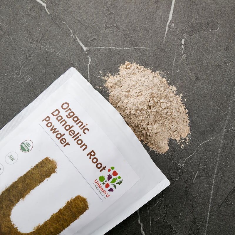 Organic Dandelion Root Powder 16oz & Organic Hawthorn Juice Powder 16oz