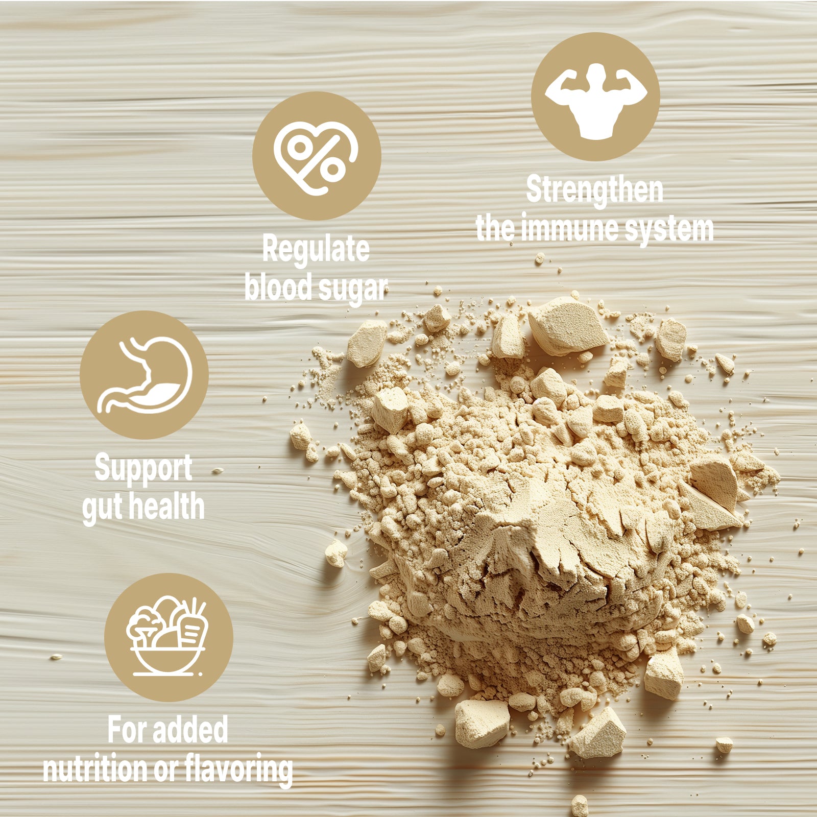 Organic  Oyster Mushroom Powder 16oz & Organic Dandelion Root Powder16oz