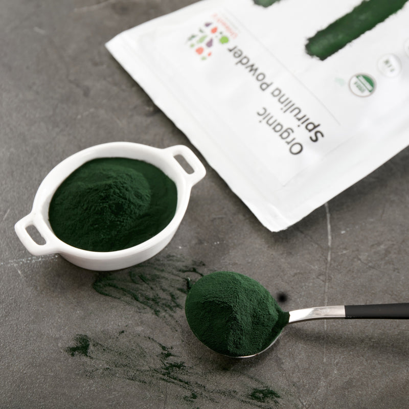 Organic Spirulina Powder 16oz & Organic Hawthorn Juice Powder 16oz