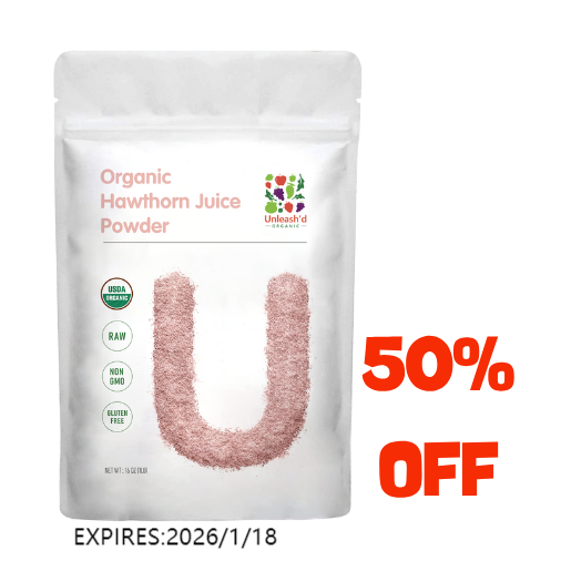 Organic Hawthorn Juice Powder 16 Ounce