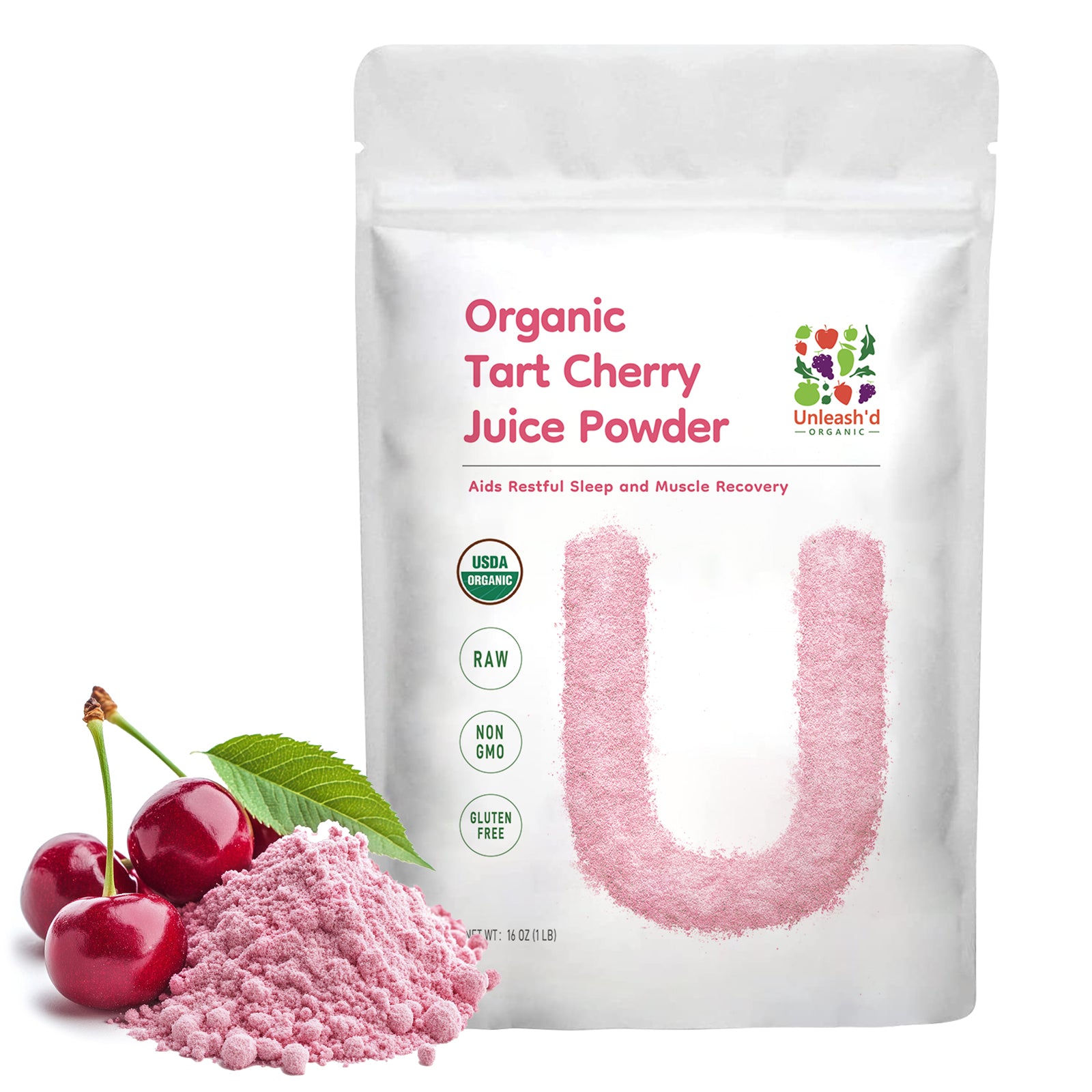 Organic Tart Cherry Juice Powder 16 oz