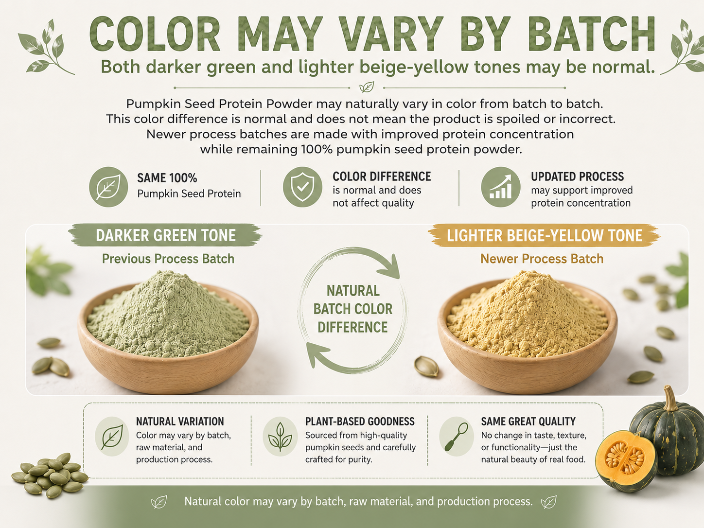 Organic Pumpkin Seed Protein Powder 16 oz