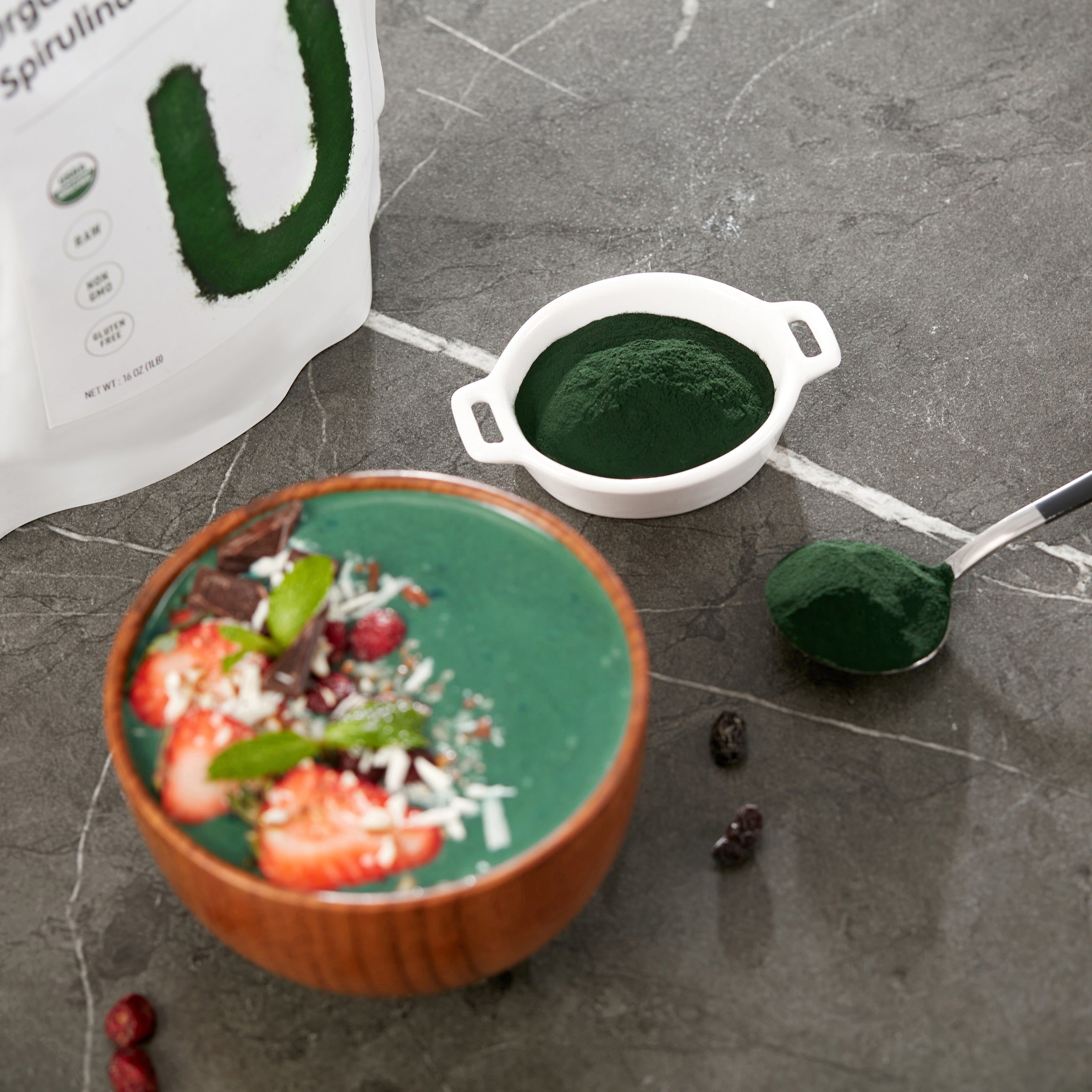 Organic Spirulina Powder 16 Ounce